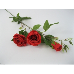 FKRL006 Róża Gałązka col: red 80 cm