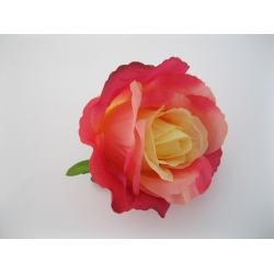 FXT001 Róża Col:C.amarant/Krem 9 cm